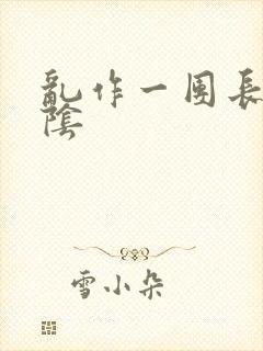 乱作一团长日光阴封面