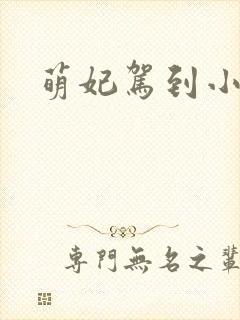 萌妃驾到小说