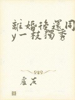 离婚后还同居by一枝独秀封面