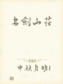 名剑山庄封面