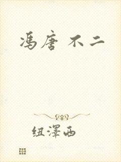 冯唐 不二