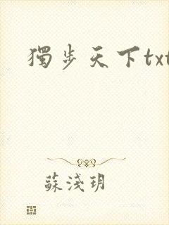 独步天下txt
