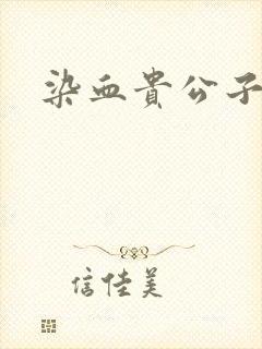染血贵公子封面