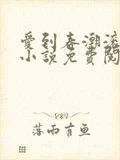 爱到春潮滚滚来小说免费阅读