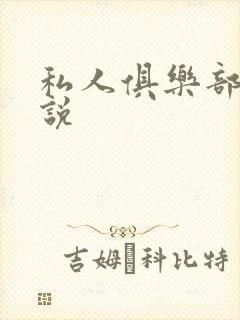 私人俱乐部 小说封面