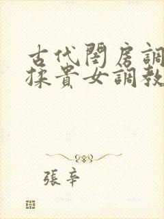 古代闺房调教h揉贵女调教记
