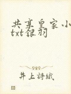 共享皇家小公主txt银羽封面