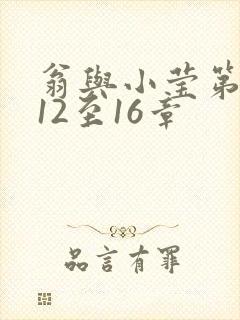 翁与小莹第十部12至16章