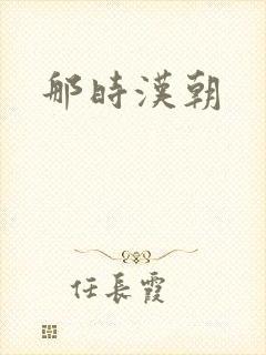 那时汉朝