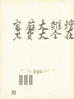 家庭大杂烩小说免费大全在线阅读封面