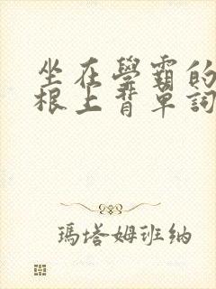 坐在学霸的大紫根上背单词封面