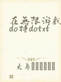 在无限游戏大里do特dotxt
