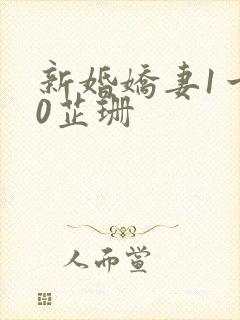 新婚娇妻1一40芷珊