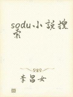 sodu小说搜索