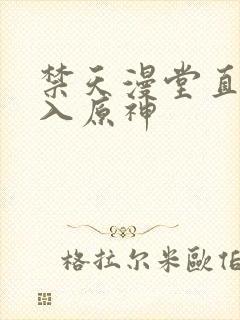 禁天漫堂直接进入原神