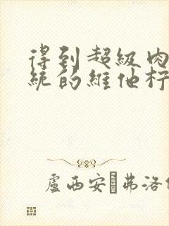 得到超级肉禽系统的维他柠檬茶