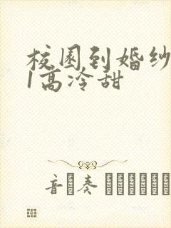 校园到婚纱1V1高冷甜