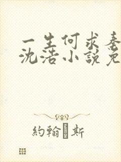 一生何求秦菲雪沈浩小说免费阅读全文封面