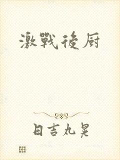 激战后厨封面