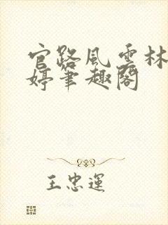 官路风云林海姜婷笔趣阁封面