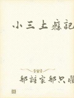 小三上瘾记