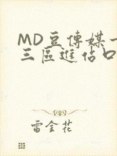 MD豆传媒一二三区进站口