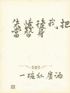 失忆后我把渣攻当替身封面