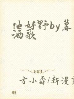 他好野by暮色酒歌封面
