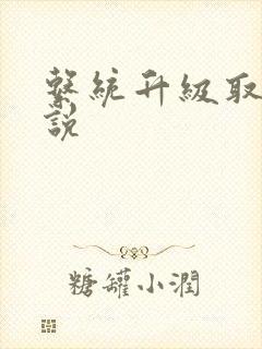 系统升级取液小说