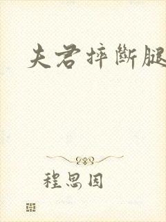 夫君摔断腿后