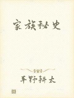 家族秘史封面