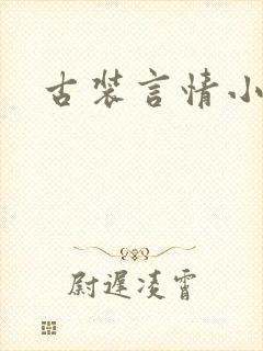古装言情小说