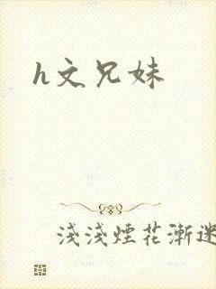h文兄妹封面