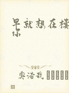 早就想在楼梯要你