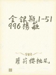 金银瓶1-51996杨敏