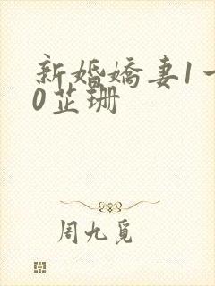 新婚娇妻1一40芷珊