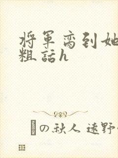 将军脔到她哭h粗话h封面
