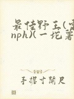 最佳野王(电竞nph)(一坨薯饼)_无拼音