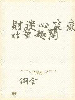 财迷心窍癫婆txt笔趣阁封面