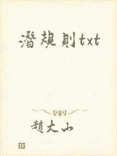 潜规则txt