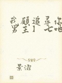 我愿追寻你【双男主】 七吔