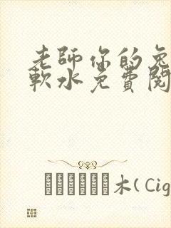 老师你的兔子好软水免费阅读