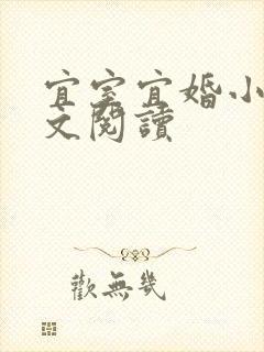宜室宜婚小说全文阅读封面
