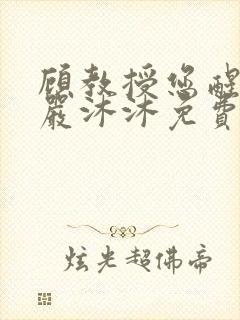 顾教授您醒了吗严沐沐免费阅读全文小说