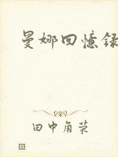 曼娜回忆录续