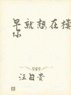 早就想在楼梯要你