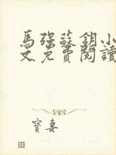 马强苏钥小说全文免费阅读最新章节封面