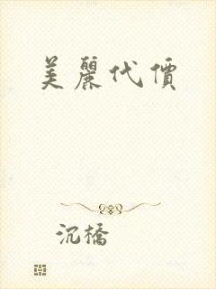 美丽代价封面
