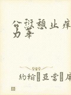 公愆憩止痒古悦力华