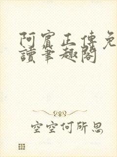 阿宾正传免费阅读笔趣阁